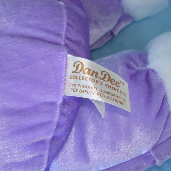 💜 2004 DanDee Easter Keepsake Teddy Bear Toy Stuffed Animal Lavender Purple Tux - Picture 3 of 11